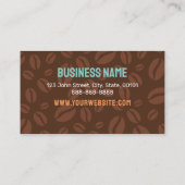 Coffee Loyalty Stamp of Punch Kaart - Koop 9 Krijg (Achterkant)