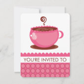 Coffee Luncheon-uitnodigingen Kaart (Voorkant)