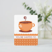 Coffee Luncheon-uitnodigingen Kaart (Staand voorkant)