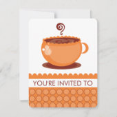 Coffee Luncheon-uitnodigingen Kaart (Voorkant)