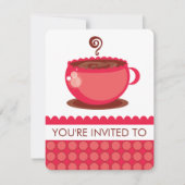 Coffee Luncheon-uitnodigingen Kaart (Voorkant)