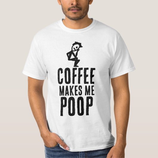 COFFEE MAAKT ME OP T-SHIRT (Voorkant)