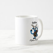 Coffee maakt me Poop Mok, Funny Gag Gift Koffiemok (Voorkant rechts)