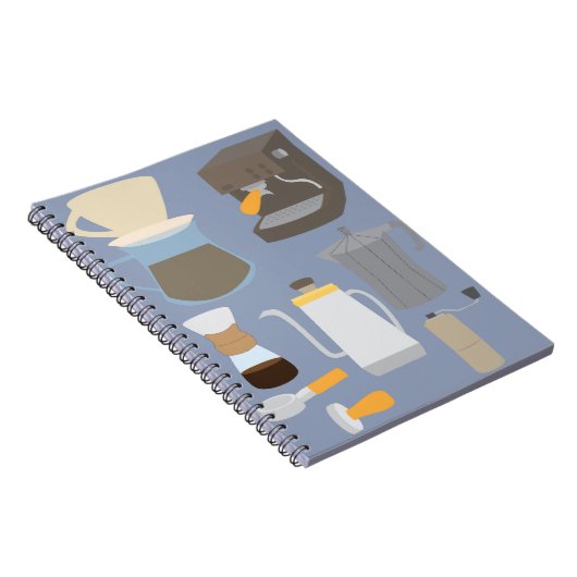 Coffee Maker Tools Notitieboek (Rechterzijde)