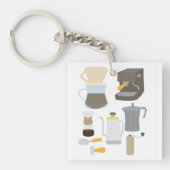 Coffee Maker Tools Sleutelhanger (Voorkant)