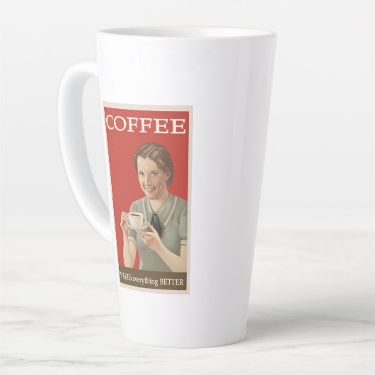 coffee makes EVERYTHING better Latte Mok (Linkerhoek)