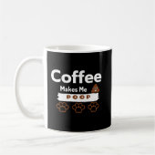 Coffee Makes Me Poop – Funny Coffee Mok voor Caffè (Links)