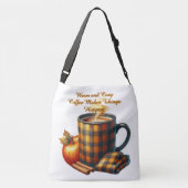 Coffee Makes Things Happen Crossbody Tas (Achterkant)