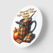 Coffee Makes Things Happen Ronde Klok (Hoek)