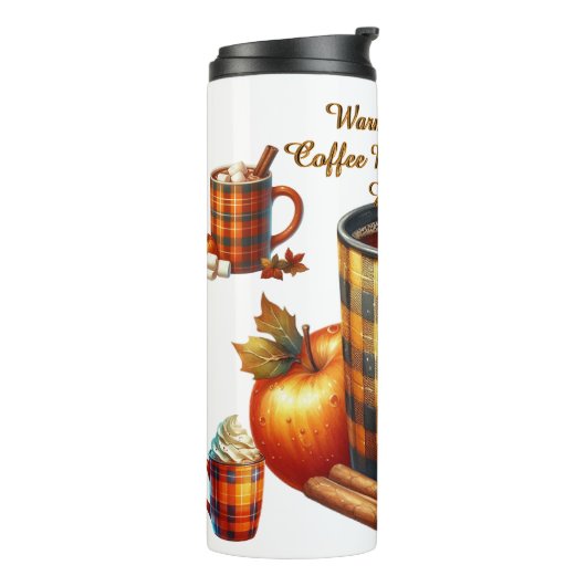 Coffee Makes Things Happen Thermosbeker (Gedraaid links)