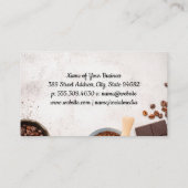 Coffee Making Supply on Table Visitekaartje (Achterkant)