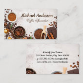 Coffee Making Supply on Table Visitekaartje (Voorkant / Achterkant)