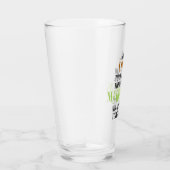 Coffee & Margarita Lover Funny Gezegde Glas (Rechts)