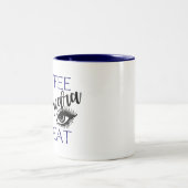 Coffee Mascara Herhalen Tweekleurige Koffiemok (Center)