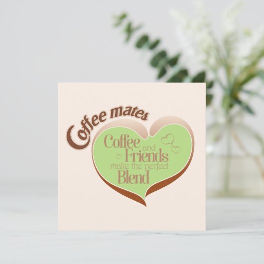 Coffee mates kaart (Staand voorkant)