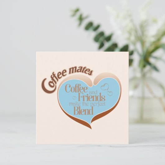 Coffee mates kaart (Staand voorkant)