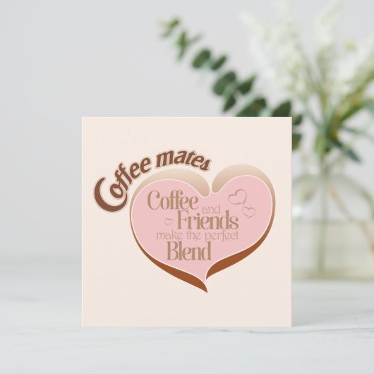 Coffee mates kaart (Staand voorkant)