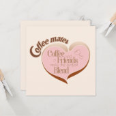 Coffee mates kaart (Voorkant / Achterkant in situ)