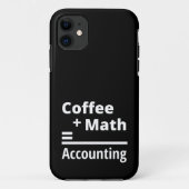 Coffee + Math = Accounting Case-Mate iPhone Case (Achterkant)