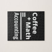 Coffee + Math = Accounting Legpuzzel (Horizontaal)