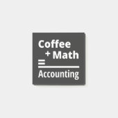 Coffee + Math = Accounting Post-it® Notes (Voorkant)