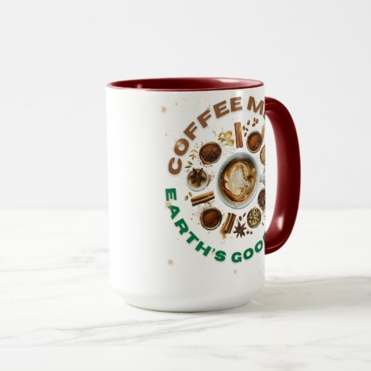 Coffee Meets Earth’s Goodness – Starry Herbal Brew Mok (Voorkant rechts)