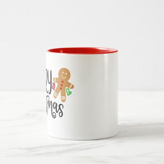 Coffee Merry kerstkoekjes decoratie mok (Center)