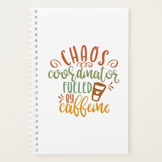 Coffee met betrekking tot chaos Coordinator Planner (Voorkant)