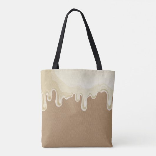 Coffee met uitdruppelaar tote bag (Achterkant)