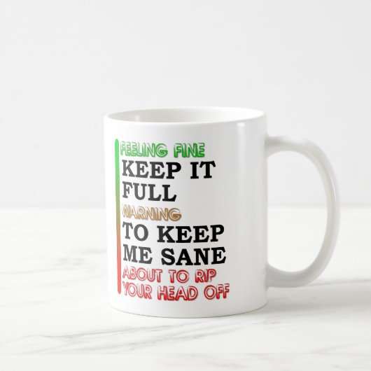 Coffee Meter Funny Mug Koffiemok (Rechts)