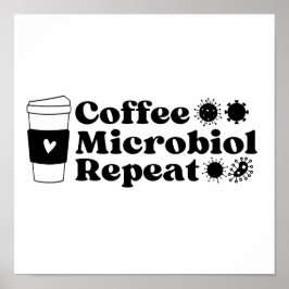Coffee Microbiology Herhalen Poster