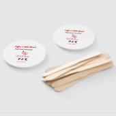 Coffee & milk blend love couple coffee red heart n handwaaier (Niet-gemonteerd)