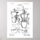 Coffee Mill Patent Poster (Voorkant)
