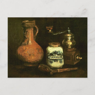 Coffee Mill Pipe Hoesje & Jug Van Gogh Fine Art Briefkaart
