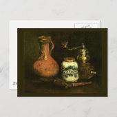 Coffee Mill Pipe Hoesje & Jug Van Gogh Fine Art Briefkaart (Voorkant / Achterkant)