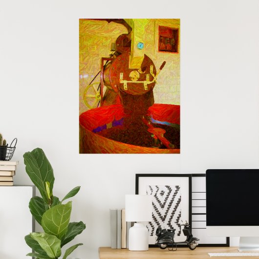 COFFEE MILL POSTER (Thuiskantoor)
