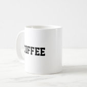 Coffee minimalist mug koffiemok (Voorkant links)