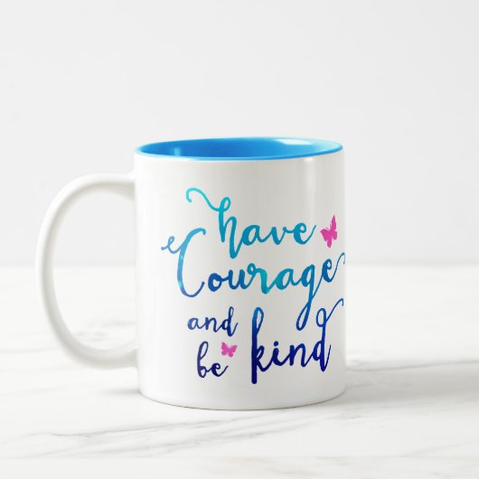 Coffee Mok Courage & Kindness (Links)