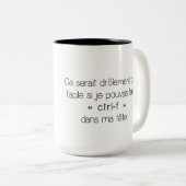 Coffee mok - ctrl-f (Frans) (Voorkant rechts)