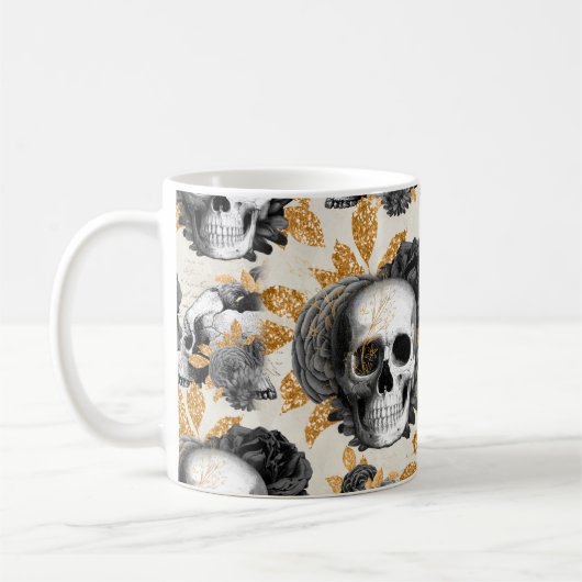 Coffee Mok Cup Mok goudglitter (Links)