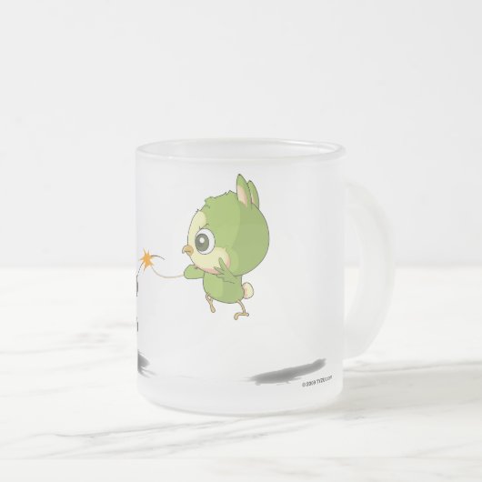 Coffee Mok Cute Bird Funny Cartoon Anime Character (Voorkant rechts)