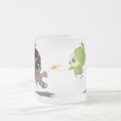 Coffee Mok Cute Bird Funny Cartoon Anime Character (Center)