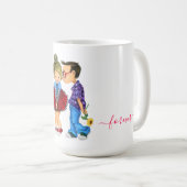 Coffee Mok Gift Romantic Couple Love (Voorkant rechts)