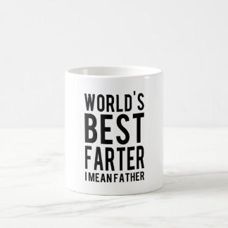 Coffee Mok Gifts for Dad World's Best Farter Meant