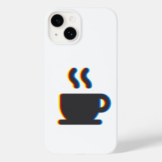 Coffee Mok Glitch Case-Mate iPhone Case (Achterkant)