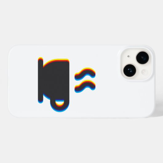 Coffee Mok Glitch Case-Mate iPhone Case (Achterkant (horizontaal))