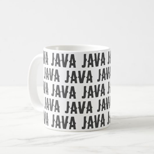 Coffee Mok "Java" — Ideaal voor geweldige cadeautj (Voorkant links)
