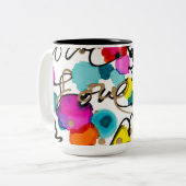 Coffee Mok Love omringt jou (Voorkant links)