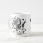 Coffee Mok-Masonic Freemason Mason Masonry Koffiemok (Voorkant links)