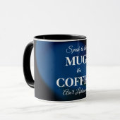 Coffee-Mok met grappige boodschap Mok (Voorkant links)